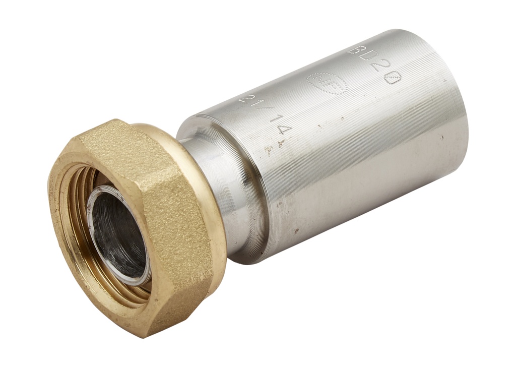 RACCORD 2P DROIT JPG 15 3/4" AC 26.9 NF540 RAC132
