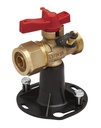 ROBINET SECURITE 1/4 T E1A DN15 PE20 + PRISE D'ESSAI NF078 8403094 ROE260