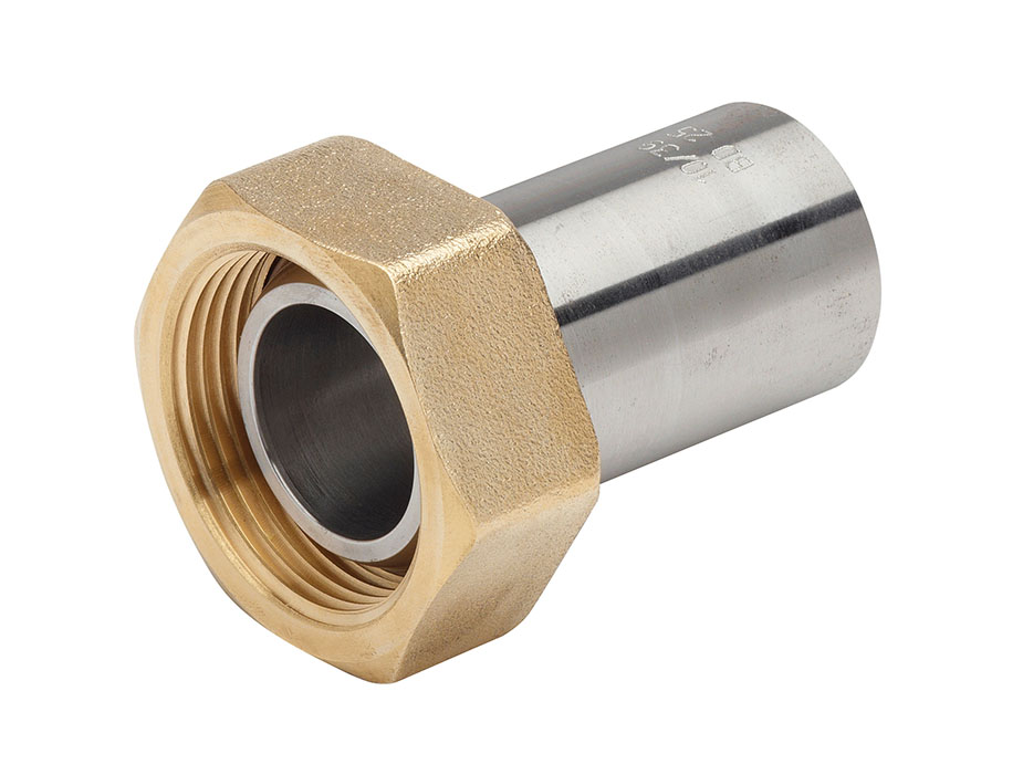 RACCORD 2 PIECES JSC DN 25 ECROU G 1"1/4 AC33,7 NF540 RAC102 8230204