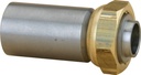 RACCORD 2P DROIT JPG 20 ECROU 1" AC 26.9 8230106 NF540 (NF RAC-GAZ) RAC133