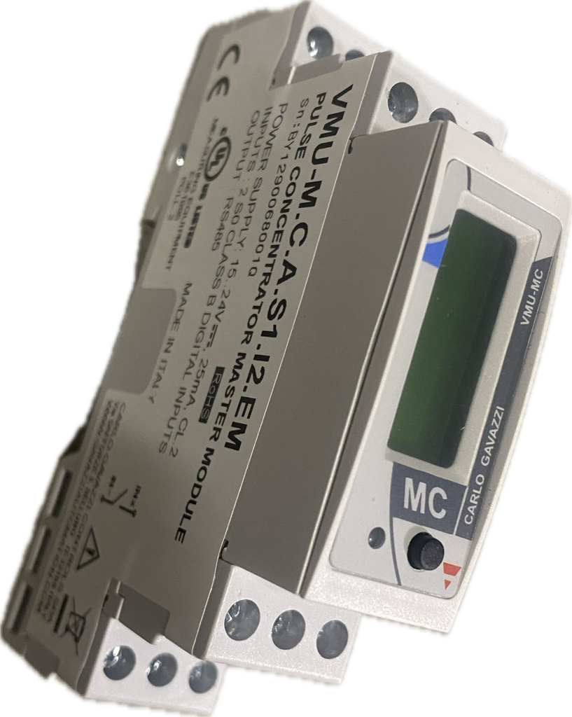 CONVERTISSEUR 2 IMP CPTEUR MODBUS RTU 24VCC MONTAGE RAIL DIN §