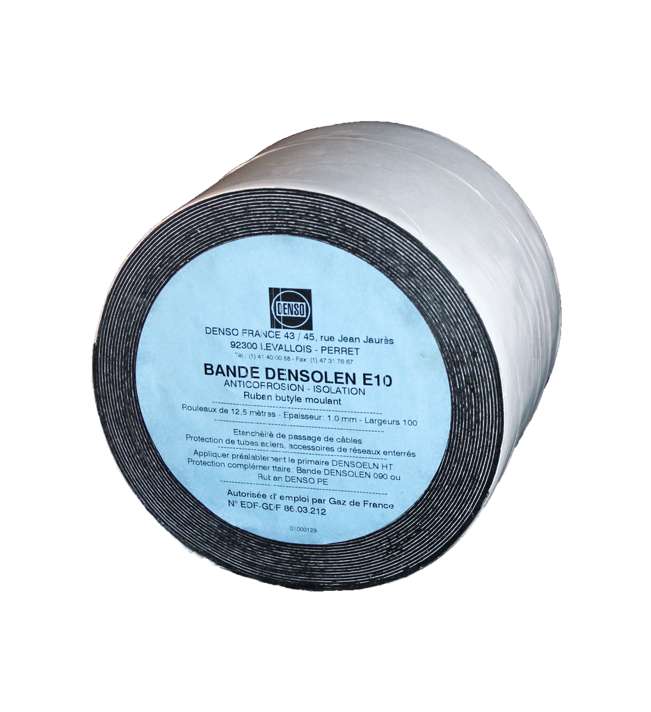 BANDE DENSO E10 ANTI CORROSION L100MM L12,5M AE GRDF EN 12068 BAN927 §