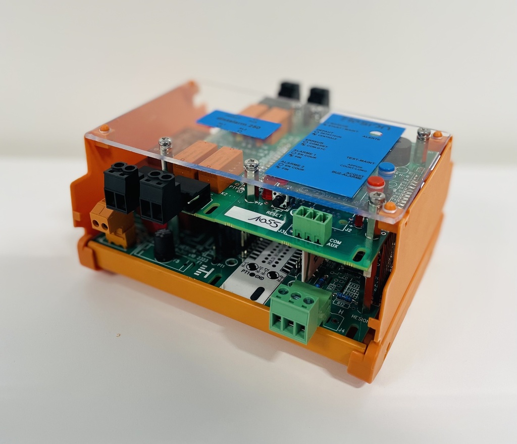 CENTRALE DE DETECTION DISTALARM 250 1 VOIE DE 1 A 4 DETECTEURS 12VDC RAIL DIN CE ATEX