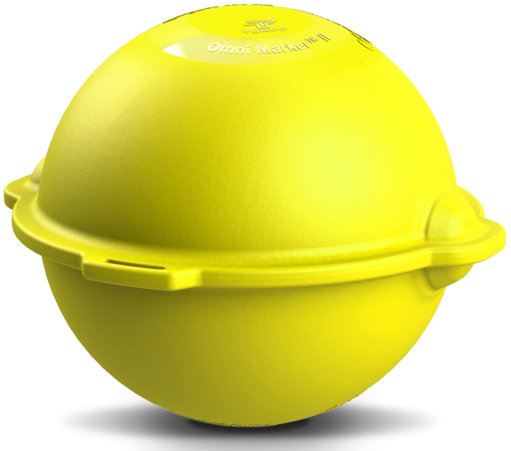 BOULES DE MARQUAGE RF RESEAU GAZ - JAUNE FREQUENCE 83,0KHZ - MK2