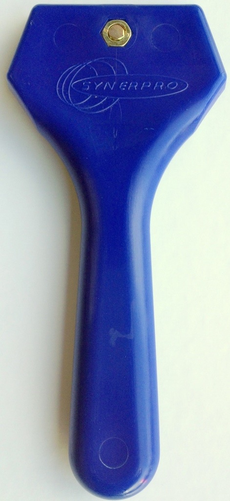 GRATTEUR MANUEL LAME L 62 MM MANCHE POLYPROPYLENE L170 X LARG.65MM GRATR01