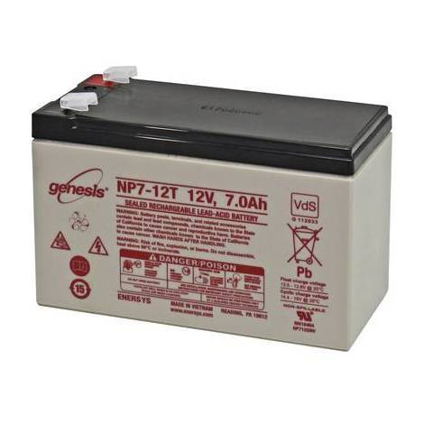 BATTERIE SECOURS PLOMB 12V 7 AH POUR CENTRALE CE100 CE400