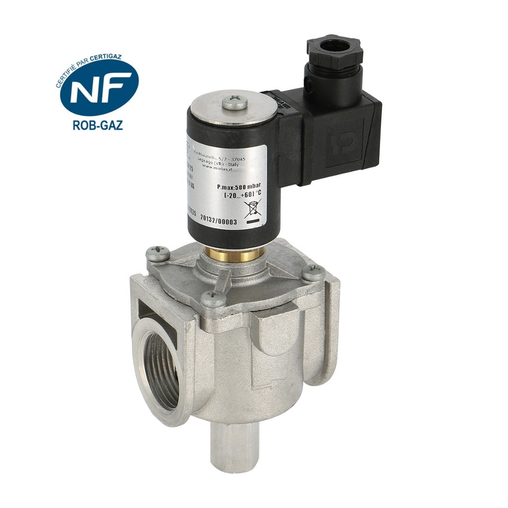 ELECTROVANNE GAZ M16/RM-NF 1"1/2 230VCA 500MBAR ENT. 160MM ELV062 NF078 §
