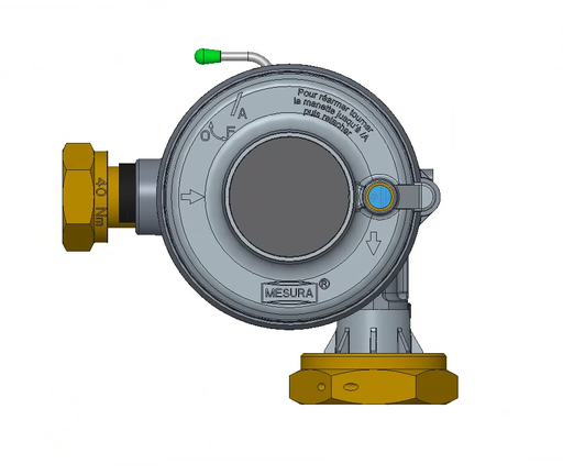 [MES114212002] DETENDEUR B10 N /21MB AVEC SECURITE NF404 AE GRDF 8450138 REG111