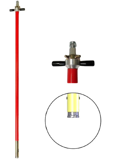 [SYNALLGR1] ALLONGE RIGIDE L 1,25M POUR POMPE A GRAISSE D400 8431402 §